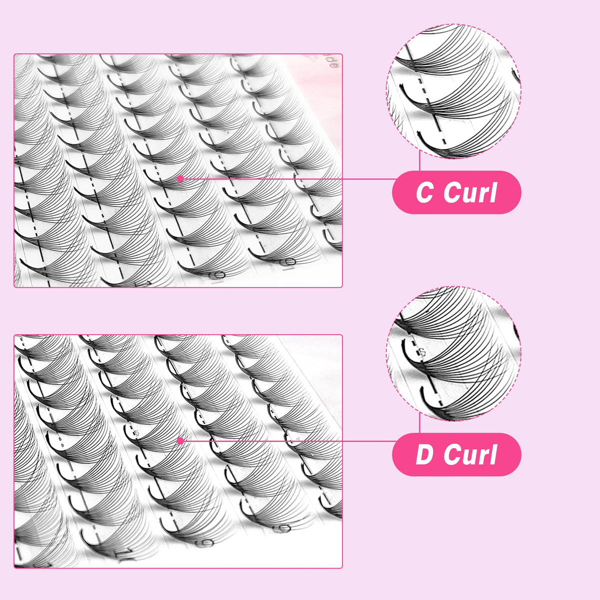 CoMango Wispy Pointy Base Premade Russian  Fans 3D 6D 10D 12D 14D 16D Lashes Extension 300 Fans False Mink Eyelashes