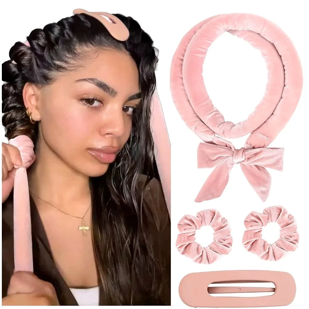 Heatless Curling Rod Headband Soft